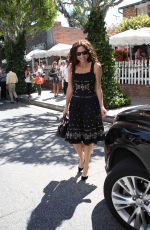 MINNIE DRIVER Leaves Ivy Restaurant in Beverly Hills