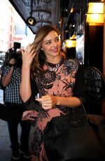 MIRANDA KERR Leaves QT Hotel in Sydney