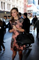 MIRANDA KERR Leaves QT Hotel in Sydney