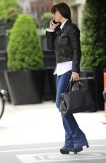MONICA BELLUCCI Leaves Her Hotel in New York