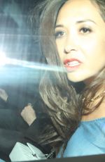 MYLEENE KLASS Leave Chiltern Firehouse Club in London