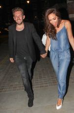 MYLEENE KLASS Leave Chiltern Firehouse Club in London