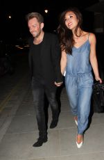 MYLEENE KLASS Leave Chiltern Firehouse Club in London