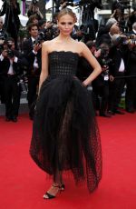 NATASHA POLY at Saint Laurent Premiee at Cannes Film Festival