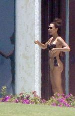 NAYA RIVERA in Bikini at a Pool in Cabo San Lucas