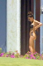 NAYA RIVERA in Bikini at a Pool in Cabo San Lucas