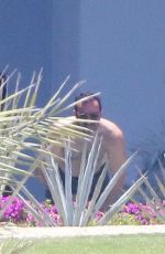 NAYA RIVERA in Bikini at a Pool in Cabo San Lucas