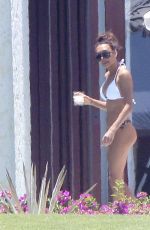 NAYA RIVERA in Bikini at a Pool in Cabo San Lucas