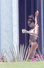 NAYA RIVERA in Bikini at a Pool in Cabo San Lucas
