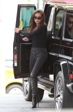 NAYA RIVERA in Tights at a Gas Station in West Hollywood