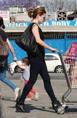 NEVE CAMPBELL Leaves Whole Foods Market in West Hollywood