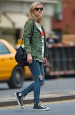 NICKY HILTON in Ripped Jeans Leaves the Bowery Hotel in New York