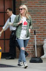 NICKY HILTON in Ripped Jeans Leaves the Bowery Hotel in New York