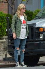 NICKY HILTON in Ripped Jeans Leaves the Bowery Hotel in New York