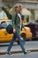 NICKY HILTON in Ripped Jeans Leaves the Bowery Hotel in New York