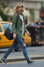 NICKY HILTON in Ripped Jeans Leaves the Bowery Hotel in New York