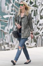 NICKY HILTON in Ripped Jeans Out in New York