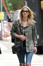 NICKY HILTON in Ripped Jeans Out in New York