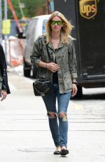 NICKY HILTON in Ripped Jeans Out in New York