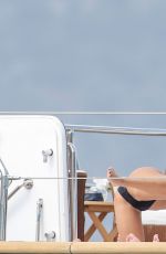 NICOLE SCHERZINGER in Bikini on a Yacht in Monte Carlo