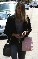 NIKKI REED Leaves a Hair Salon in Beverly Hiils