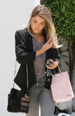 NIKKI REED Leaves a Hair Salon in Beverly Hiils