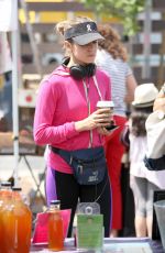 NIKKI REED Shoping at Farmer