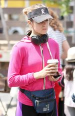 NIKKI REED Shoping at Farmer