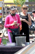 NIKKI REED Shoping at Farmer