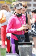 NIKKI REED Shoping at Farmer