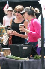 NIKKI REED Shoping at Farmer