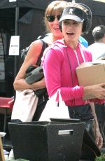 NIKKI REED Shoping at Farmer