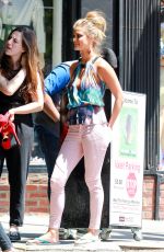 NINA AGDAL at a Photoshoot in Los Feliz