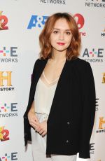 OLIVIA COOKE at A+E Networks Upfront