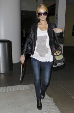PARIS HILTON Arrives at LAX Airport in Los Angeles 1105
