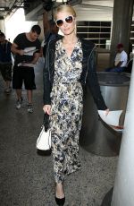 PARIS HILTON Arrivess at Los Angeles International Airport 2905