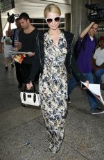 PARIS HILTON Arrivess at Los Angeles International Airport 2905