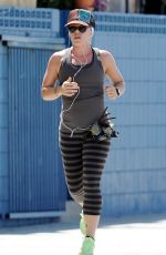 PINK in Eights Out Jogging in Santa Monica