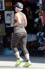 PINK in Eights Out Jogging in Santa Monica
