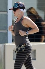 PINK in Eights Out Jogging in Santa Monica