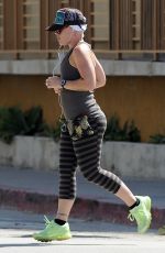 PINK in Eights Out Jogging in Santa Monica