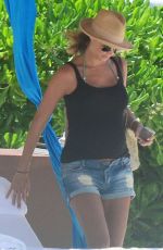 Pregnant STACY KEIBLER in Bikini at a Beach in Cancun