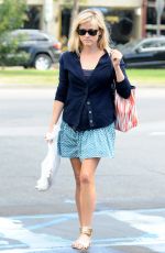 REESE WITHERSPOON in Skirt Out and About in Los Angeles 0905
