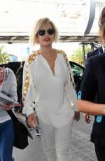 RIA ORA Arrives at Airport in Nice