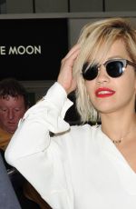 RIA ORA Arrives at Airport in Nice