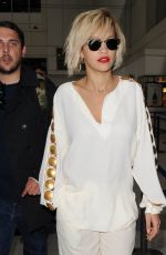 RIA ORA Arrives at Airport in Nice