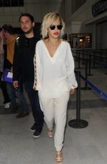 RIA ORA Arrives at Airport in Nice