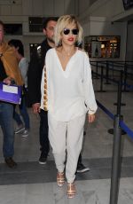 RIA ORA Arrives at Airport in Nice