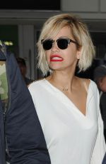 RIA ORA Arrives at Airport in Nice