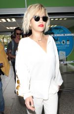 RIA ORA Arrives at Airport in Nice